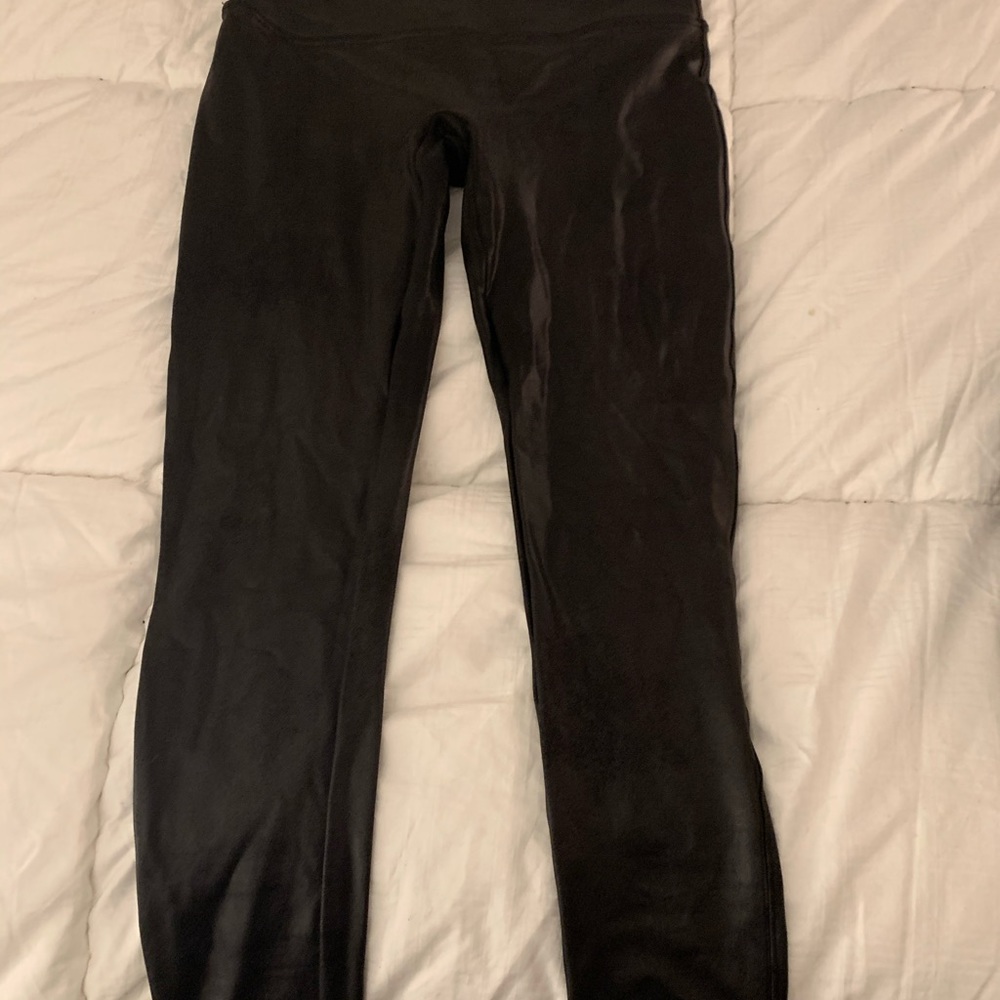 Spanx faux leather leggings
